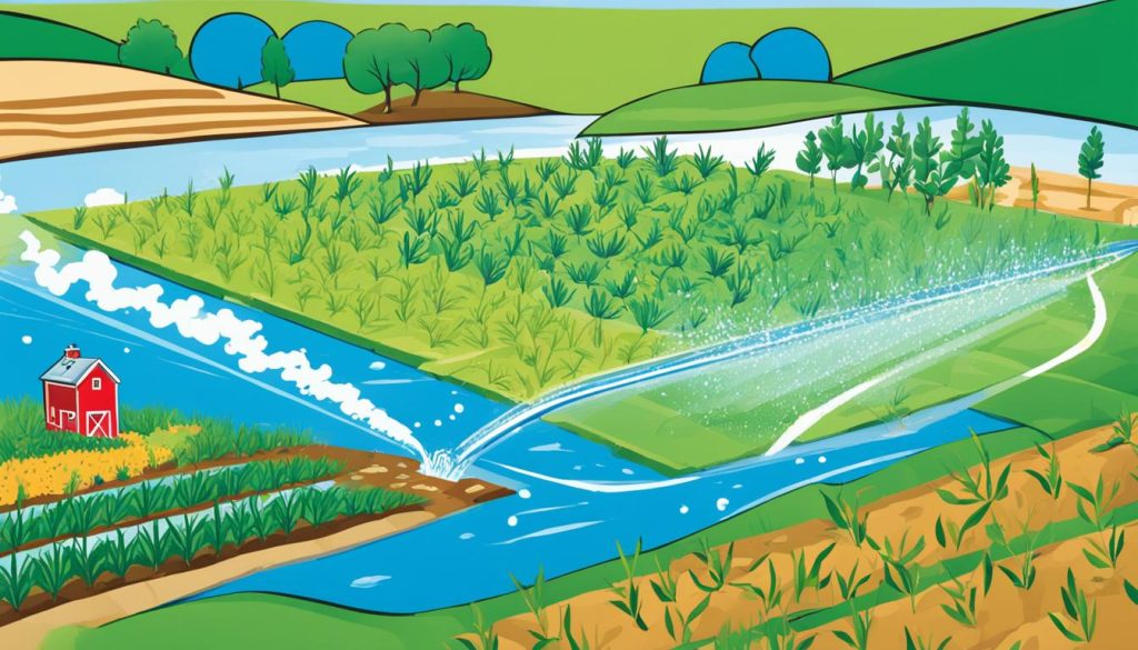 Protección del medio ambiente en el riego agrícola