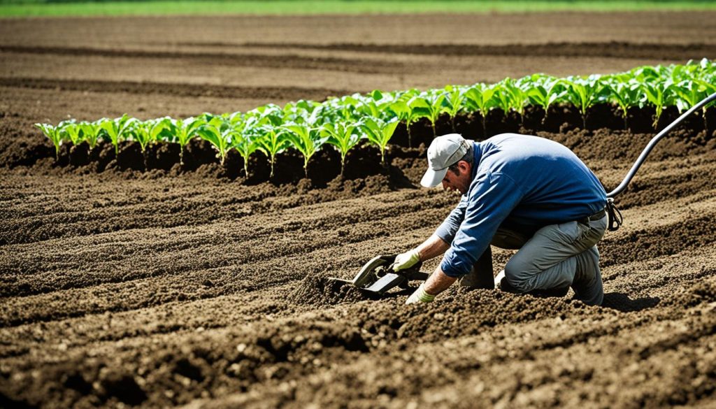 compactación del suelo en hortofruticultura