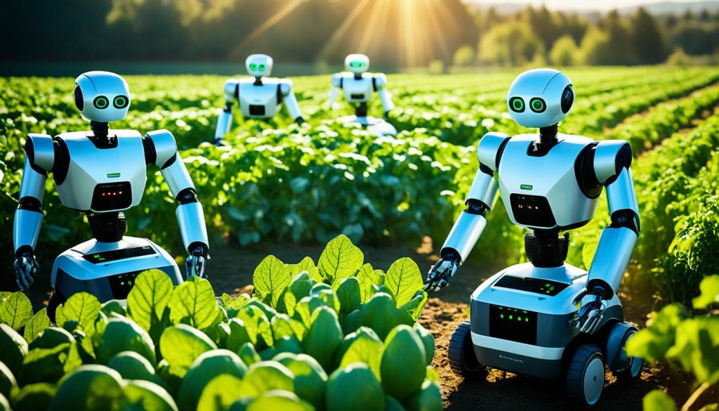 robots en la cosecha agrícola