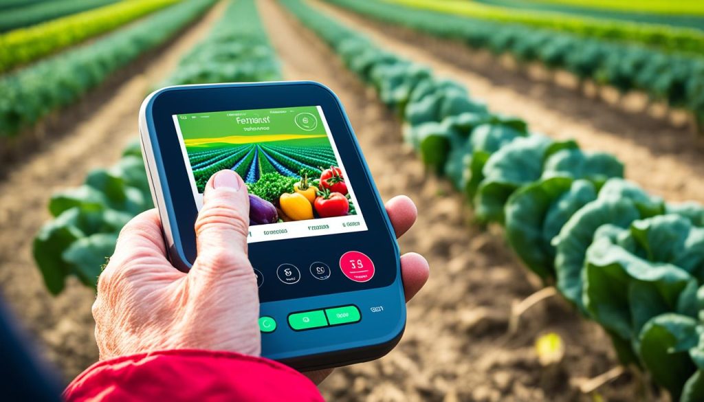 tecnología móvil para procesar frutas y hortalizas